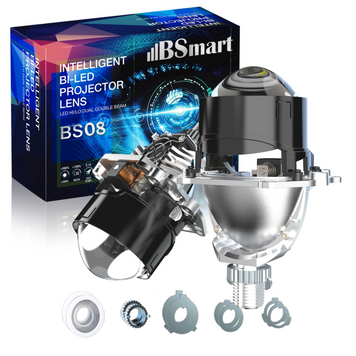 Автомобільні лінзи Bi-LED BSmart BS08 Warm light 2.5 дюйм 12V 38W 5000К теплий білий