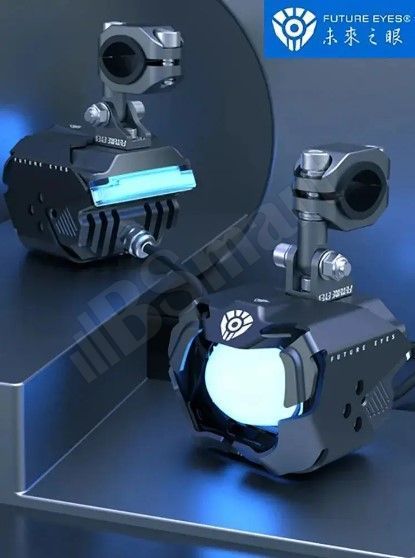 Мотофары Future Eyes F30P LED Yellow DRL 120W 6500Lm ДХО желтый / ближнее белый / дальнее белый