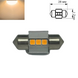 LED-автолампа BSmart C5W 28 мм SMD3030 Canbus обманка теплий білий галоген 100440 фото 1