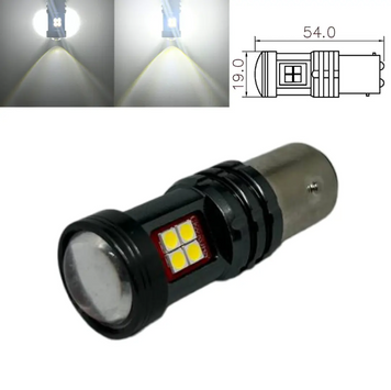 Автолампа світлодіодна LED BSmart BS8t P21/5W 1157 BAY15d 3030 15SMD 12В - 24В біла