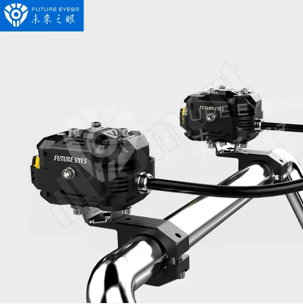Мотофары Future Eyes F150 LED ближнее белый / дальнее белый беспроводная кнопка