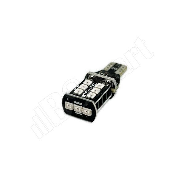 Автолампа  LED диод SMD 2835 T15 W16W 12В 16Вт Красный