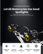 Мотофары Future Eyes F150 LED ближнее белый / дальнее белый беспроводная кнопка 104020W фото 6