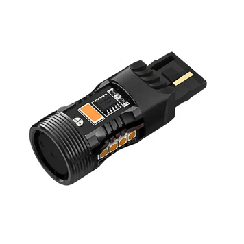 Автолампа LED BSmart BS7 7440 W21W Поворот Желтая 12V Canbus
