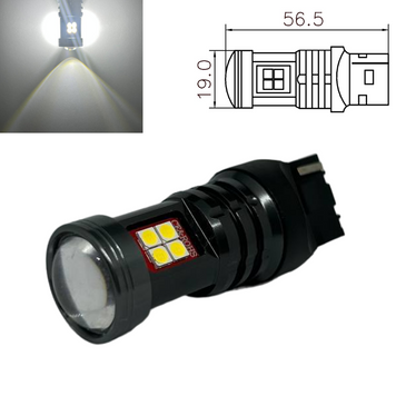 Автолампа світлодіодна LED BSmart BS8t 12В - 24В W21W 7440 T20 3030 15SMD біла