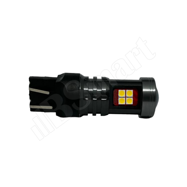 Автолампа світлодіодна LED BSmart BS8t 12В - 24В W21/5W 7443 T20 3030 15SMD біла