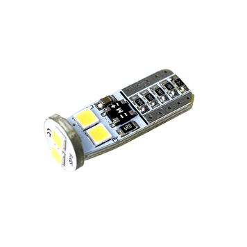 Автолампа LED BSmart BS6 цоколь T10 W5W 6SMD 12V Canbus с обманкой белый