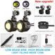 Мотофары Future Eyes F20P LED 120W ближнее жёлтый / дальнее белый 1040261 фото 1