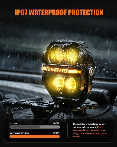 Фары светодиодные Future Eyes C4 120W Flood+Spot White