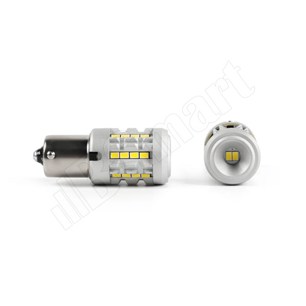 Автолампа заднего хода LED BSmart BS7c 1156 P21W BA15S 12В 21Вт обманка Canbus Белый диод 26SMD 3020