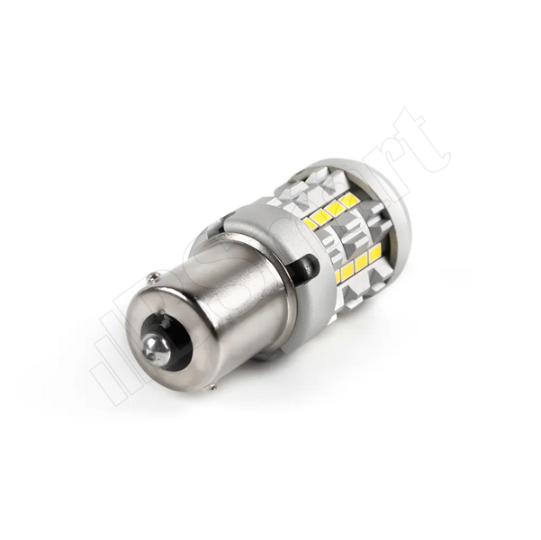 Автолампа заднего хода LED BSmart BS7c 1156 P21W BA15S 12В 21Вт обманка Canbus Белый диод 26SMD 3020