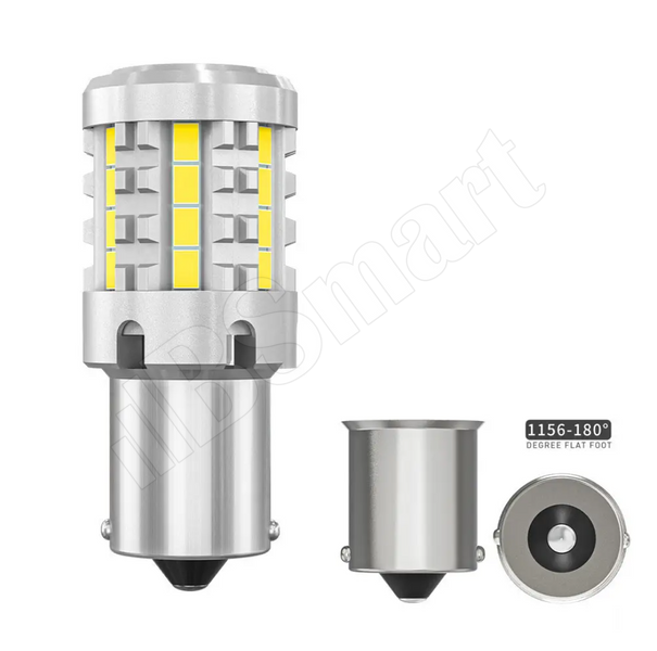Автолампа заднего хода LED BSmart BS7c 1156 P21W BA15S 12В 21Вт обманка Canbus Белый диод 26SMD 3020