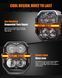 Фары светодиодные Future Eyes C4 120W Flood+Spot White 105004 фото 8