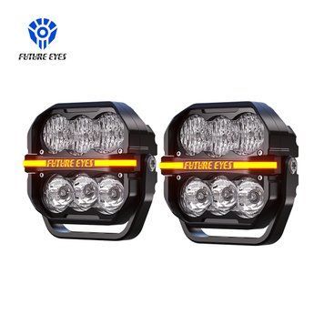 Фари світлодіодні Future Eyes C6 180W Flood+Spot White