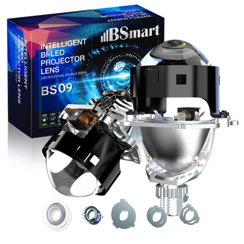 Автомобільні лінзи Bi-LED BSmart BS09 Warm light 3.0 дюйм 12V 38W 5000К теплий білий