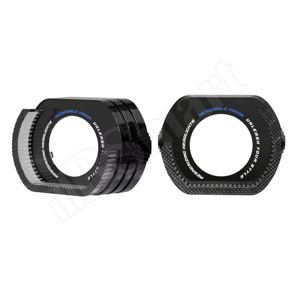 Маски для линз с LED подсветкой 5D angel eyes white color L-type BSmart Shroud 3.0 дюйма