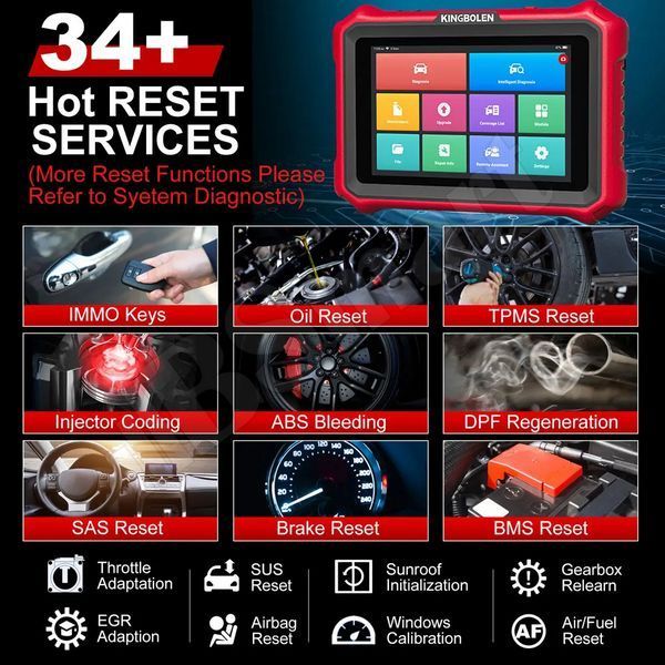 Мультимарочний діагностичний автосканер&nbsp;Kingbolen K8 Pro