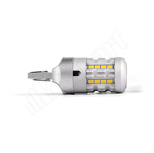 Автолампа заднього ходу LED BSmart BS7c 7440 W21W T20 12В 21Вт обманка Canbus Білий діод 26SMD 3020