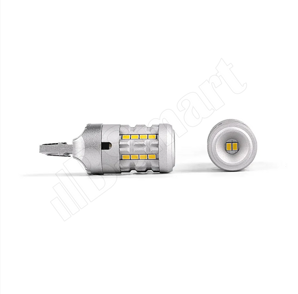 Автолампа заднього ходу LED BSmart BS7c 7440 W21W T20 12В 21Вт обманка Canbus Білий діод 26SMD 3020