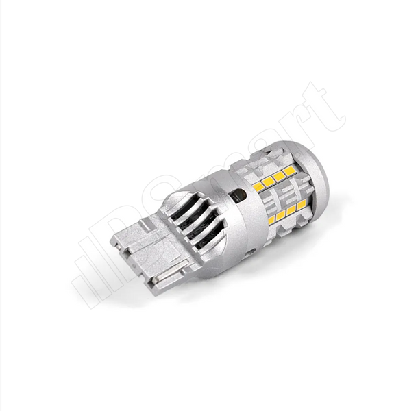 Автолампа заднього ходу LED BSmart BS7c 7440 W21W T20 12В 21Вт обманка Canbus Білий діод 26SMD 3020