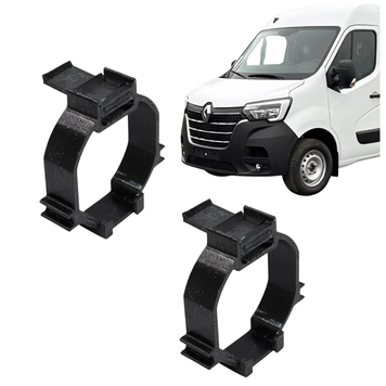 Переходники пластиковые адаптеры H7 цоколь для LED и ксенона Renault Master 3 FL 2019-2024 (150043)