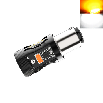 Автолампа LED BSmart BS7 P21/5W 1157 BAY15d 3020 10SMD 12В ДХО Поворот Белая Желтая