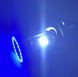 Мотолампа BSmart M6F LED цоколь H6 диод COB 12В 30Вт голубая подсветка ближний-желтый, дальний-белый 1040062 фото 7