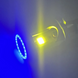 Мотолампа BSmart M6F LED цоколь H6 диод COB 12В 30Вт голубая подсветка ближний-желтый, дальний-белый 1040062 фото 6
