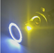 Мотолампа BSmart M6F LED цоколь H4 диод COB 12В 20Вт  белая подсветка ближний-желтый, дальний-белый 1040053 фото 7