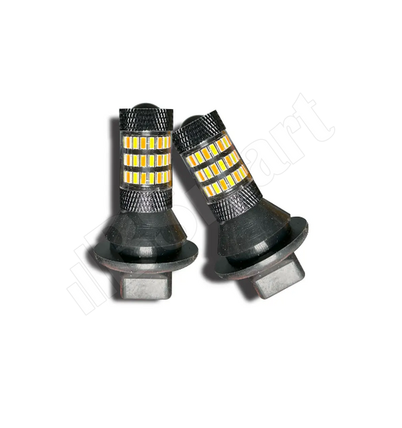 Автолампи LED DRL/turn ДХО Поворот 4014 CANBUS P21W 1156 PY21W BA15S