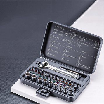 Набор инструментов BSmart Hand Wrench Tool 40 предметов с трещоткой и торцевыми головками
