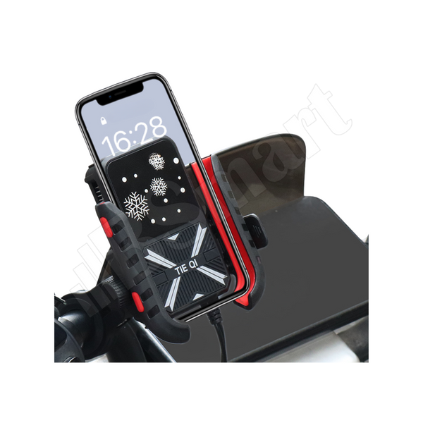 Мото держатель BSmart TQ143 для телефона с зарядкой и охлаждением