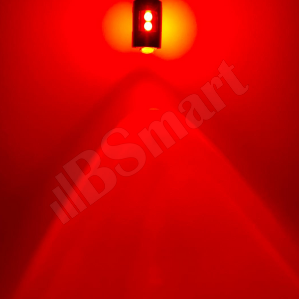 LED автолампа BSmart BS8t цоколь T10 W5W 12В - 24В 9SMD 5Вт Красный