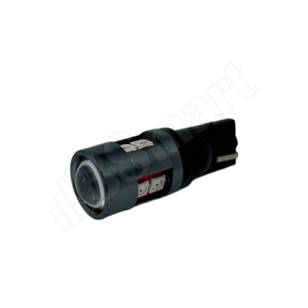 LED автолампа BSmart BS8t цоколь T10 W5W 12В - 24В 9SMD 5Вт Красный