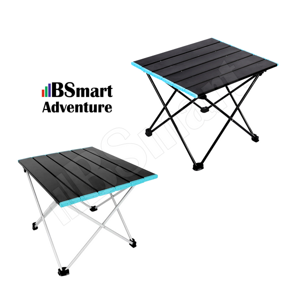 Туристический складной стол BSmart Adventure алюминиевый кемпинговый 41&times;35&times;31 см для мото-путешествий, пикника, пляжа и рыбалки