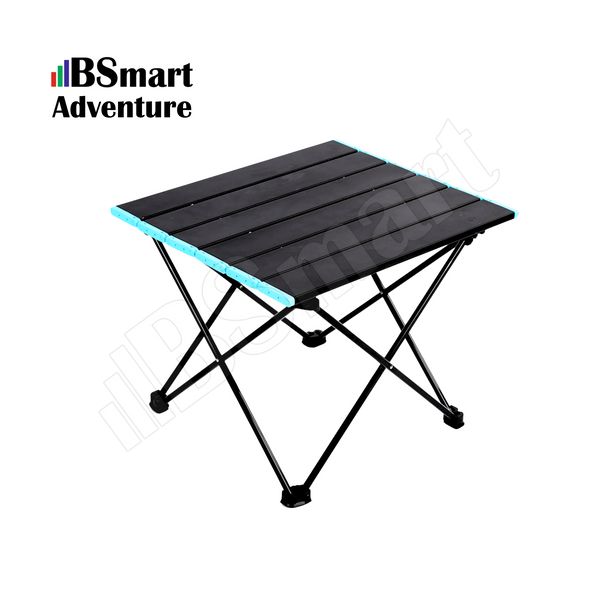Туристический складной стол BSmart Adventure алюминиевый кемпинговый 41&times;35&times;31 см для мото-путешествий, пикника, пляжа и рыбалки