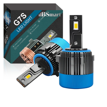 Автолампи LED BSmart Volkswagen VW G7S цоколь H7 8000Лм 42Вт 12В Canbus blue