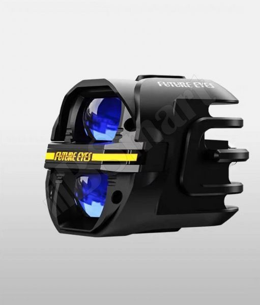 Мотофары Future Eyes X80 LED 120W ближнее жёлтый / дальнее белый