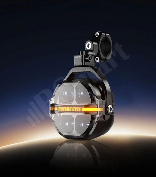 Мотофары Future Eyes X100 LED 180W ближнее белый / дальнее белый
