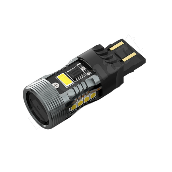 Автолампа LED BSmart BS7 W21/5W 7443 T20 3020 10SMD 12В 21/5Вт Canbus біла