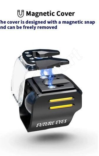Мотофары Future Eyes UF1 LED DRL 68W ДХО голубой / ближнее белый / дальнее белый беспроводная кнопка