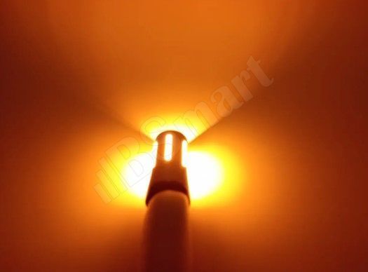 Автолампа світлодіодна LED BSmart CB1 цоколь PWY24W 21Вт Canbus 12В жовта