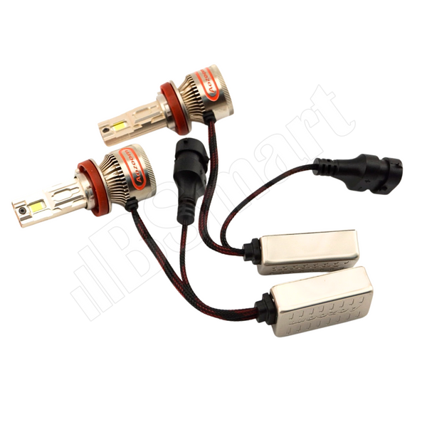 Автолампы LED Aozoom ALH-11 цоколь H11 H9 H8 130W 5500K Canbus 12V 65Вт на лампу