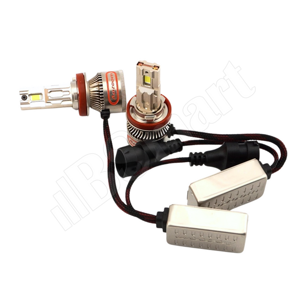 Автолампы LED Aozoom ALH-11 цоколь H11 H9 H8 130W 5500K Canbus 12V 65Вт на лампу