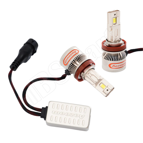 Автолампы LED Aozoom ALH-11 цоколь H11 H9 H8 130W 5500K Canbus 12V 65Вт на лампу