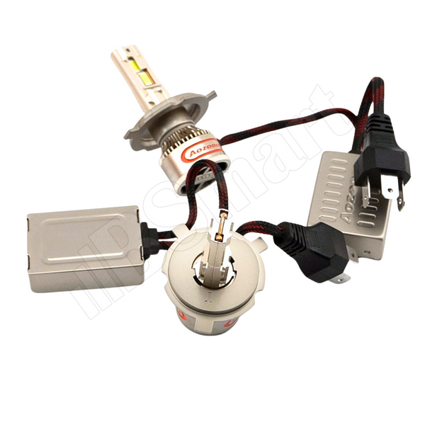 Автолампи LED Aozoom ALH-11 цоколь H4 100W 5500K Canbus 12V 50Вт на лампу