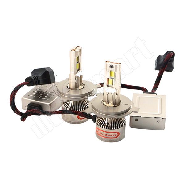 Автолампи LED Aozoom ALH-11 цоколь H4 100W 5500K Canbus 12V 50Вт на лампу