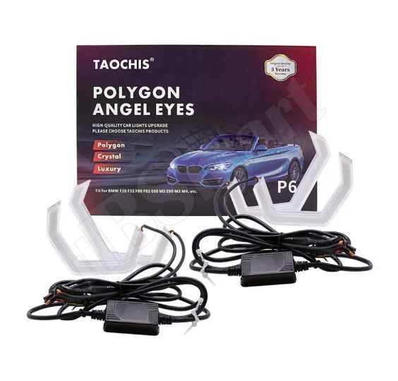 Ангельські очі BSmart Crystal Angel Eyes білий BMW F10 F11 F18 F30 F31 F34