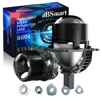 Автомобільні лінзи Bi-LED BSmart BS03 A5+ 2.5 дюйма 12V 52W 5500К Aozoom model