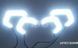 Ангельскі очі BSmart Crystal Angel Eyes ДХВ поворот білий жовтий BMW F10 F11 F18 F30 F31 F34 110311 фото 4
